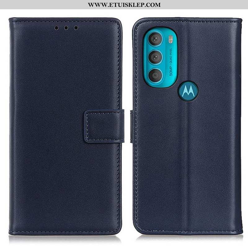 Etui Folio do Moto G71 5G Zwykła Sztuczna Skóra